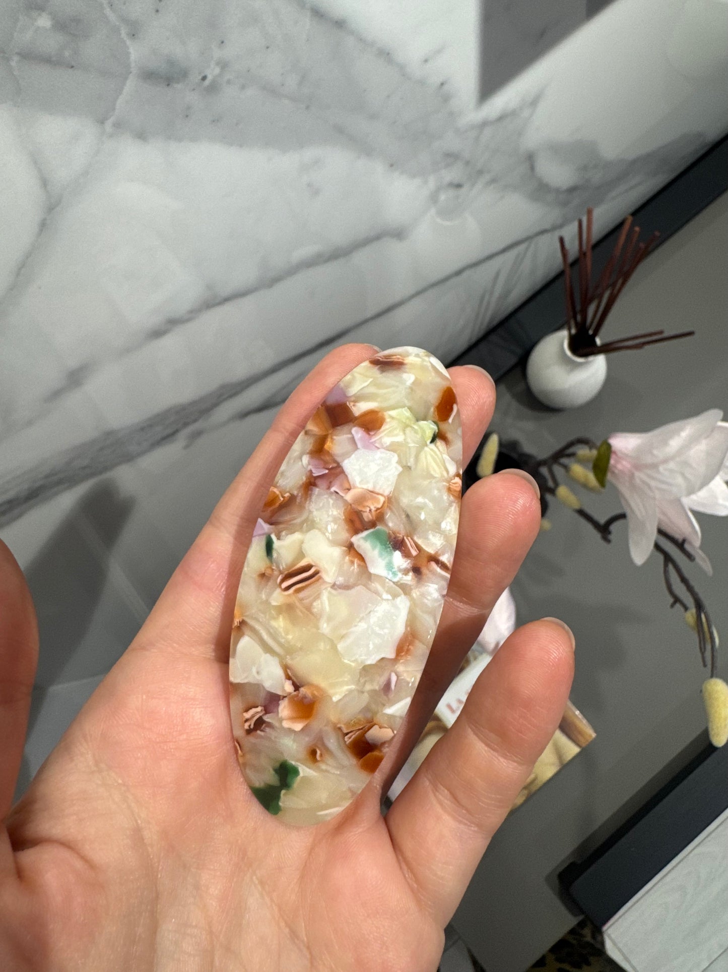 Soft Colours Feather Hairclip