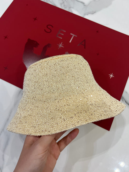 Cappello da pescatore in seta e Payettes Soft Light