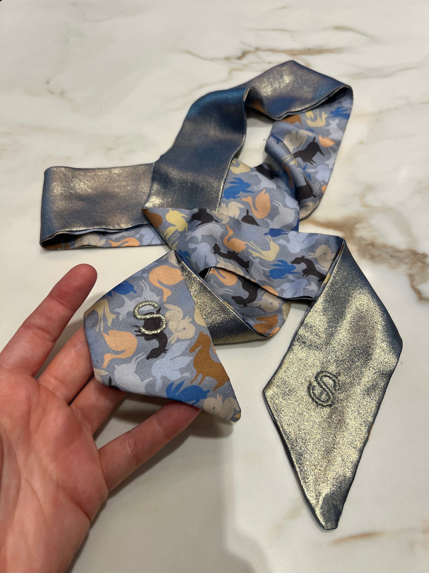 Eclipse Silk Twilly