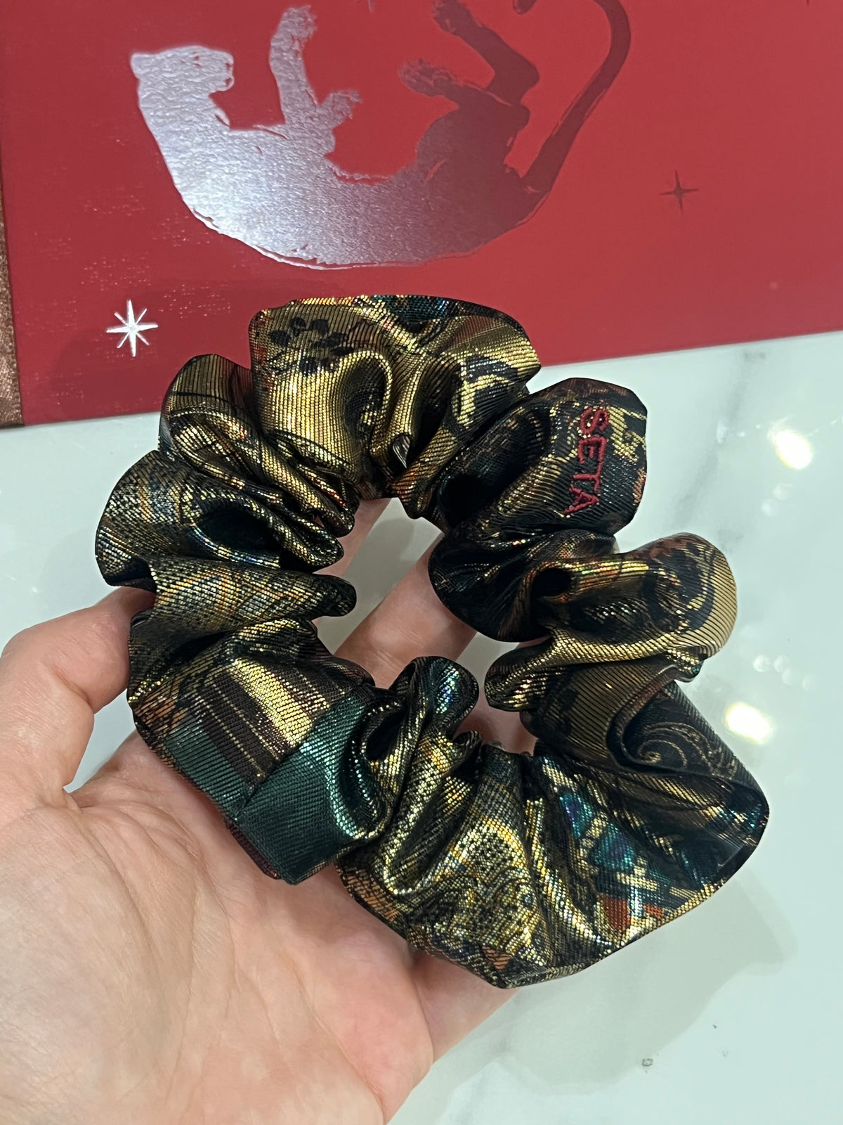 Brillante Silk Scrunchie