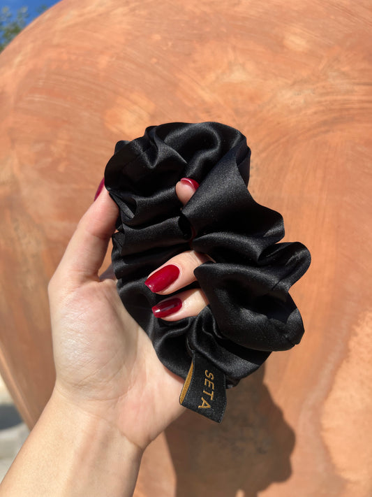 Classic Black Scrunchie