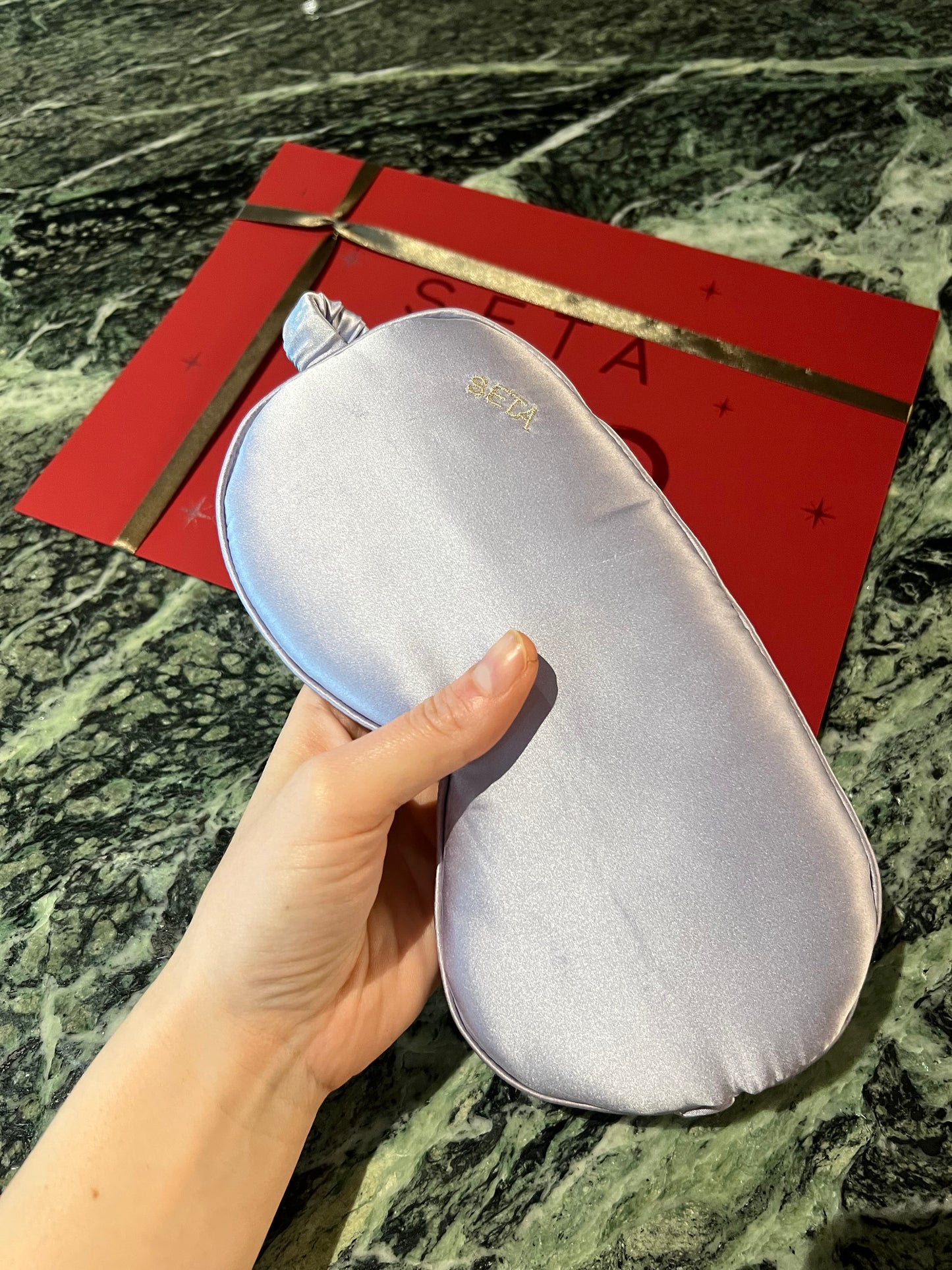 Lilac Milk Silk Sleeping Mask