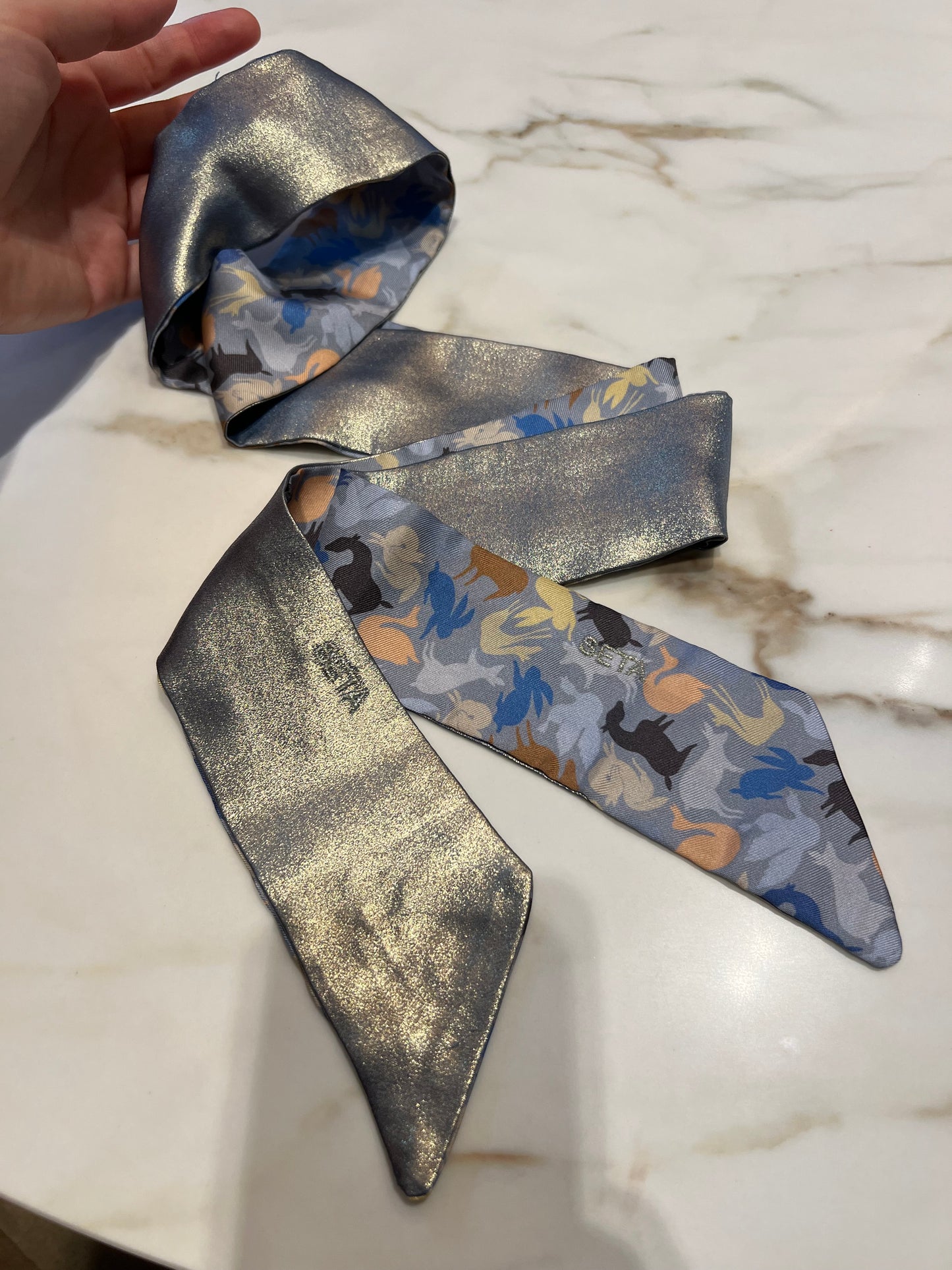 Eclipse Silk Twilly