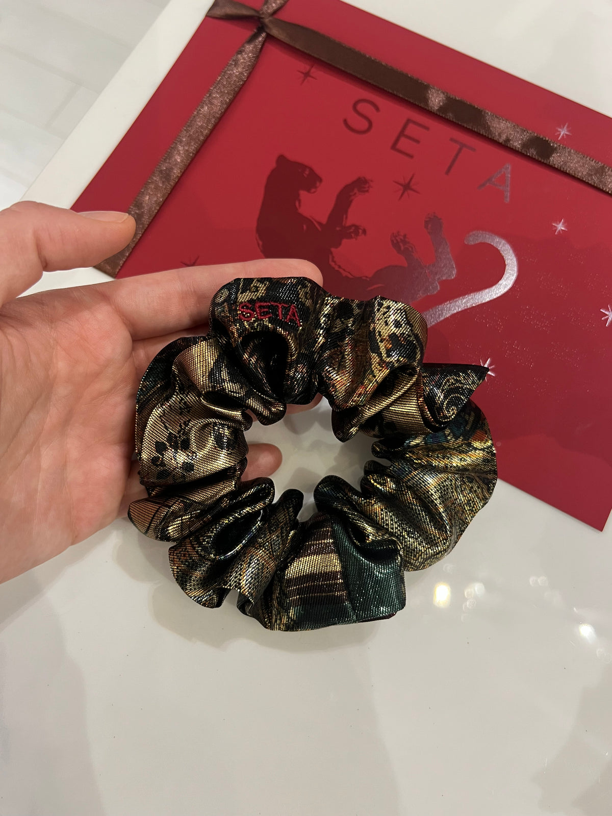Brillante Silk Scrunchie