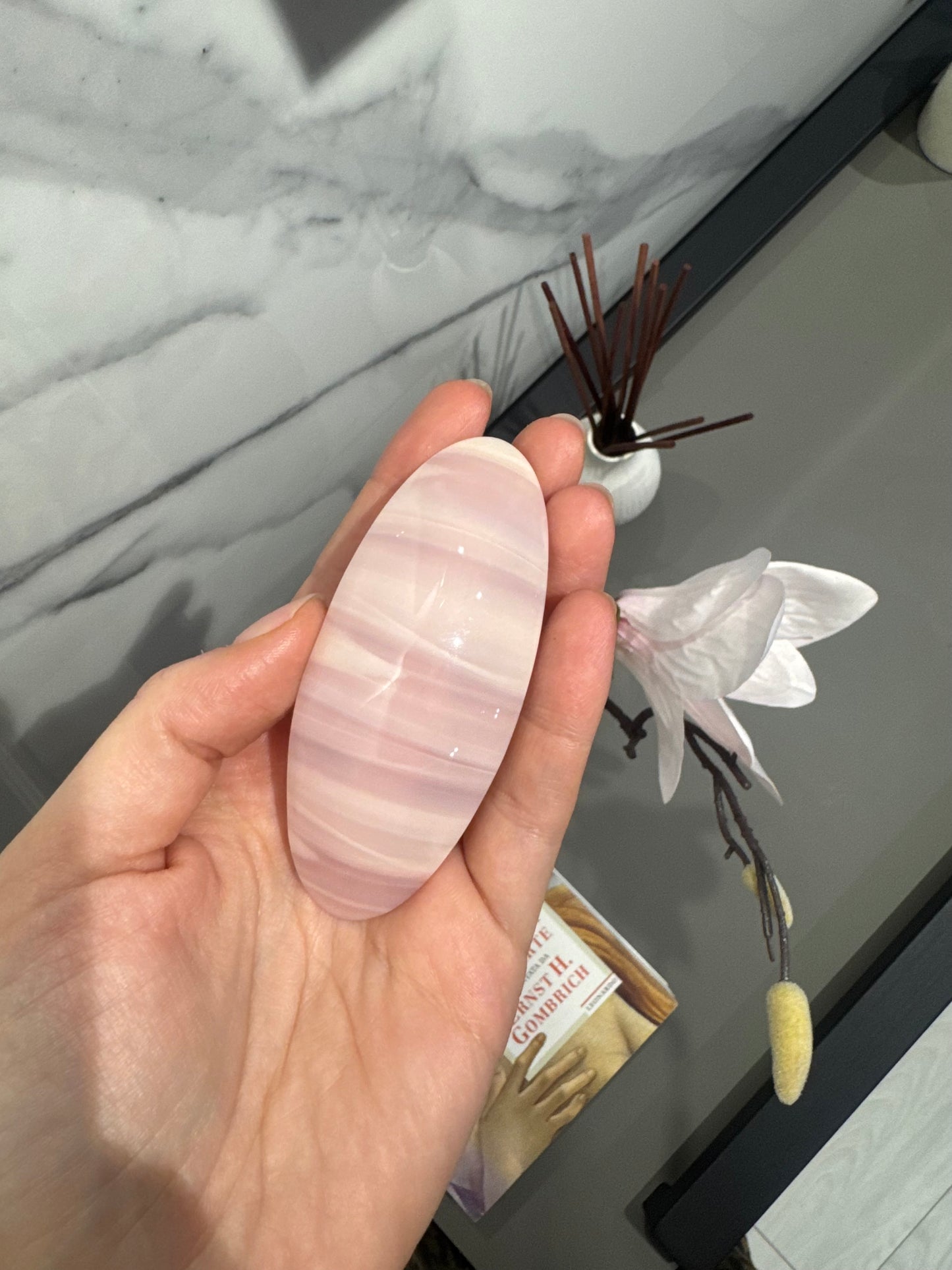 Soft Pink Feather Hairclip