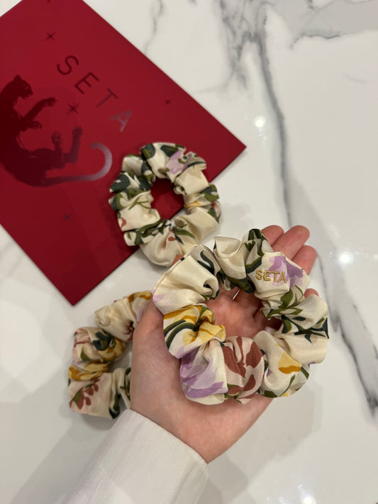 Summer Song Silk Scrunchie