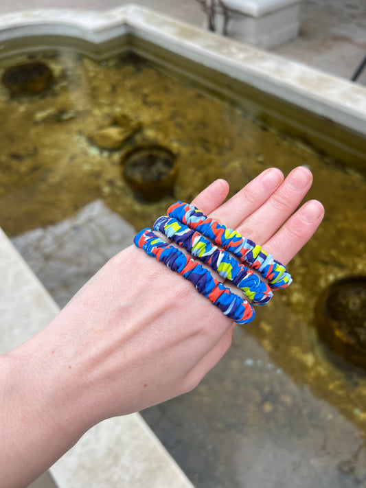 Vibrance 3 Pack Small Silk Scrunchies