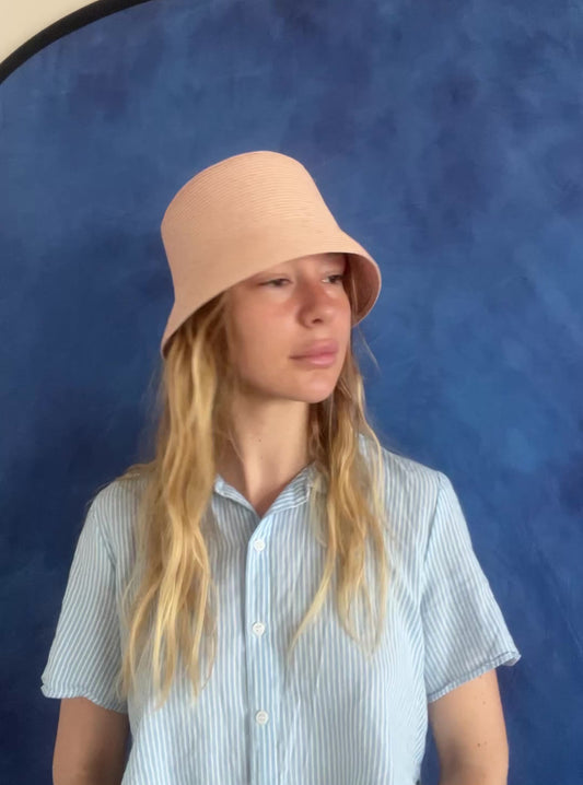 POUDRE CAPRI Payettes & Silk Bucket Hat